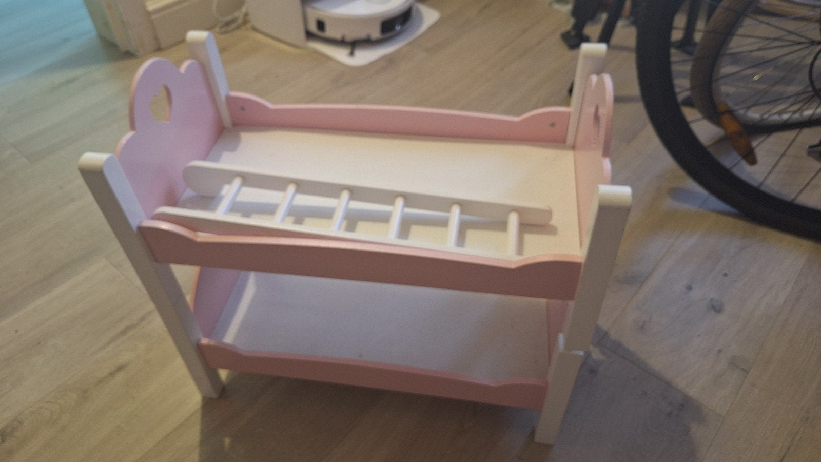 Speelgoed dubbel bed, Ophalen