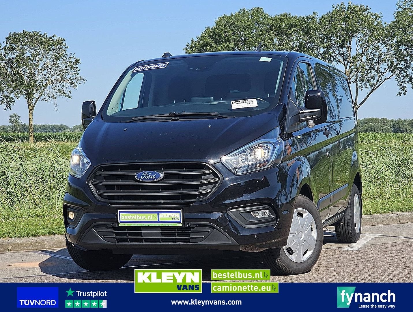 Ford TRANSIT CUSTOM 2.0 L1 Automaat Carplay, Automaat, Zwart, Bedrijf, Diesel