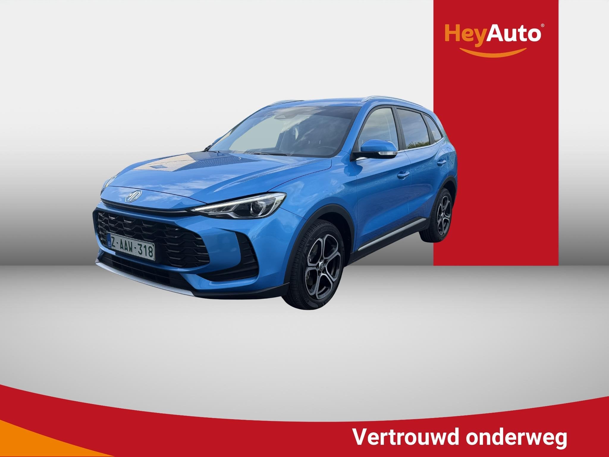 MG ZS Hybrid+ Comfort FABRIEKSGARANTIE, Auto's, 75 kW, Stof, Zwart, 4 cilinders