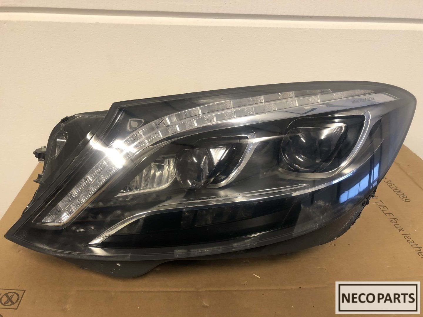 S klasse w222 vol led koplamp links A2229068402, Gebruikt, -, Ophalen of Verzenden, -