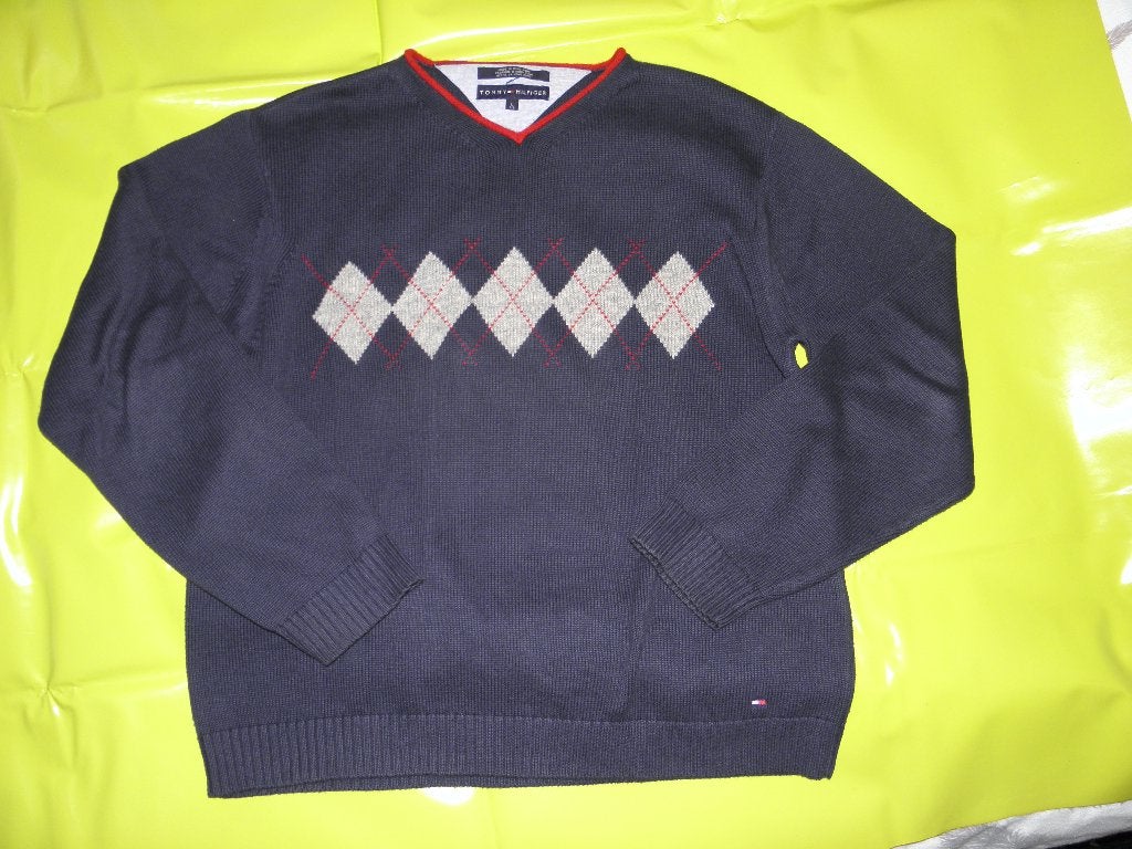 Hilfiger v-trui Large, Autres couleurs, Taille 52/54 (L), Tommy hilfiger, Porté