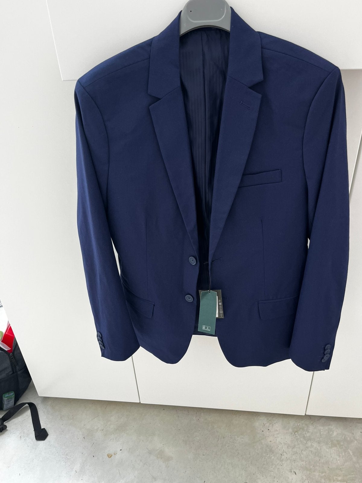 Nieuw kostuum jasje only and Sons maat 48, Kleding | Heren, Kostuums en vesten, Ophalen of Verzenden, Nieuw, Maat 48/50 (M), Blauw