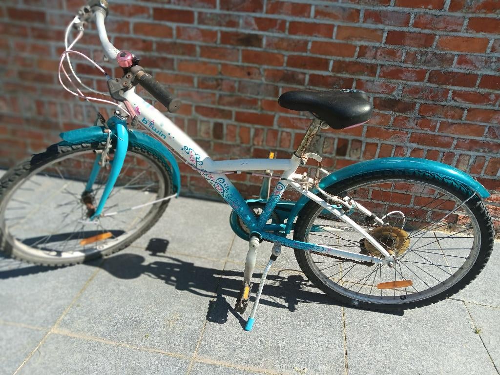 kinderfiets (voor meisjes van  115 à 140 cm), Enlèvement, Utilisé, 20 pouces ou plus, B-twin