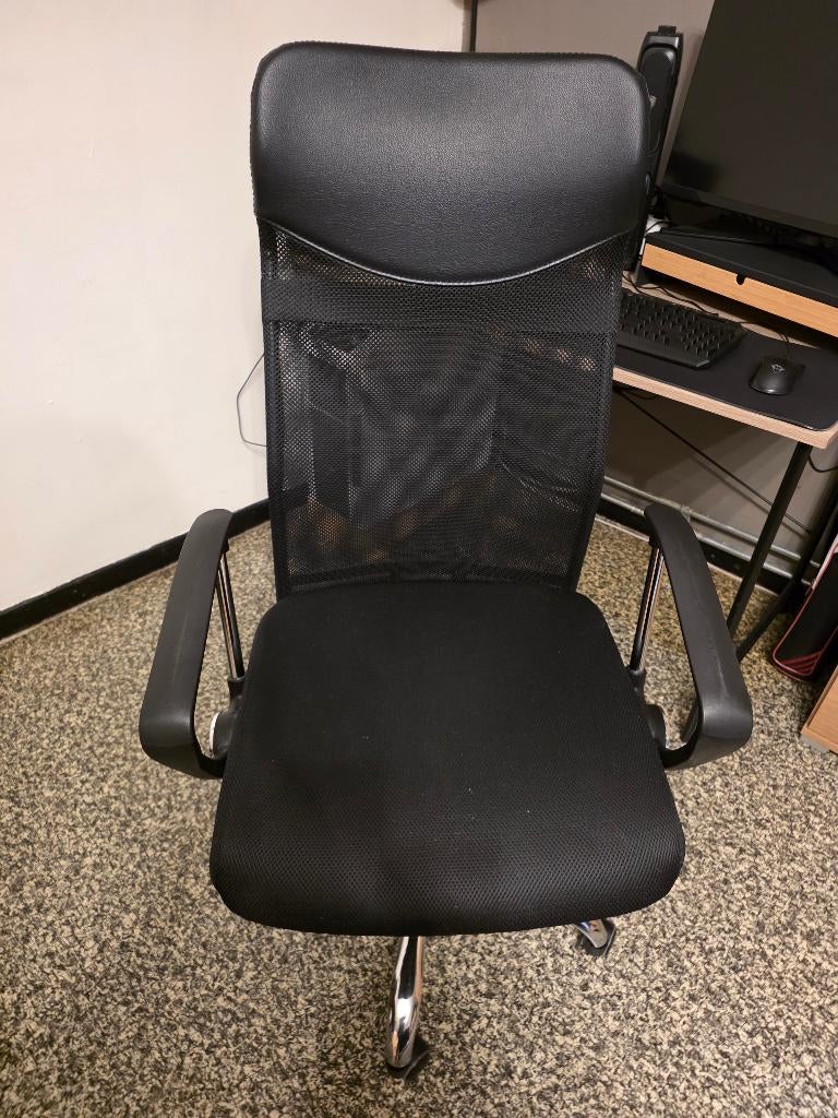 Chaise de bureau tres bon etat general, Ophalen, Gebruikt, Zwart, Bureaustoel