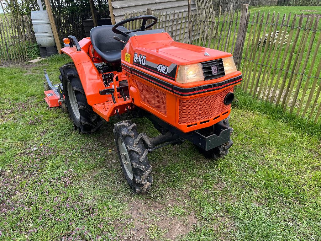 Kubota B40 tuintractor, Zakelijke goederen, Landbouw | Werktuigen, Ophalen, Akkerbouw, Overige typen