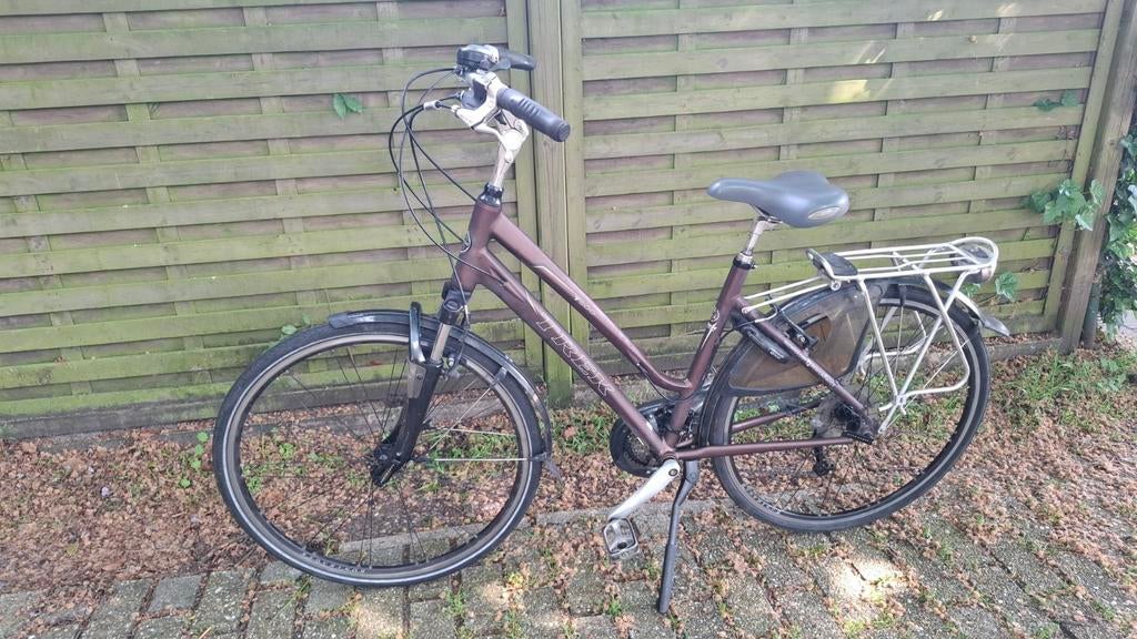 Te kapellen TREK T500 damesfiets nieuwe ketting en cassette, 53 tot 56 cm, Velgrem, Versnellingen, Zo goed als nieuw