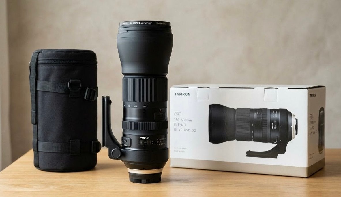 Tamron SP 150-600 mm G2 Nikon F — Comme neuf — Filtre Hoya, Audio, Tv en Foto, Ophalen, Autofocus, Telelens, Zo goed als nieuw