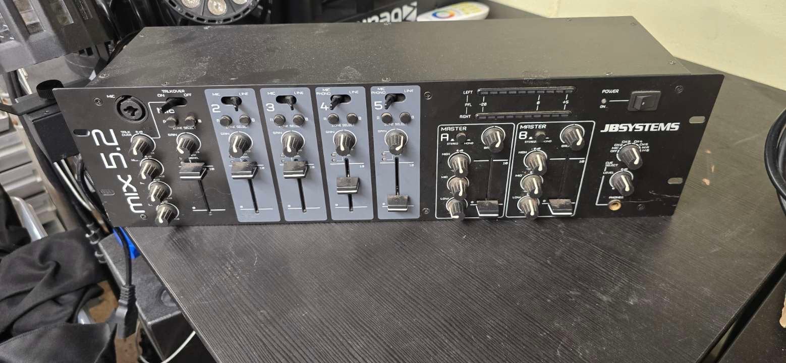 JB Systems Mix 5.2, Audio, Tv en Foto, Ophalen, Zo goed als nieuw
