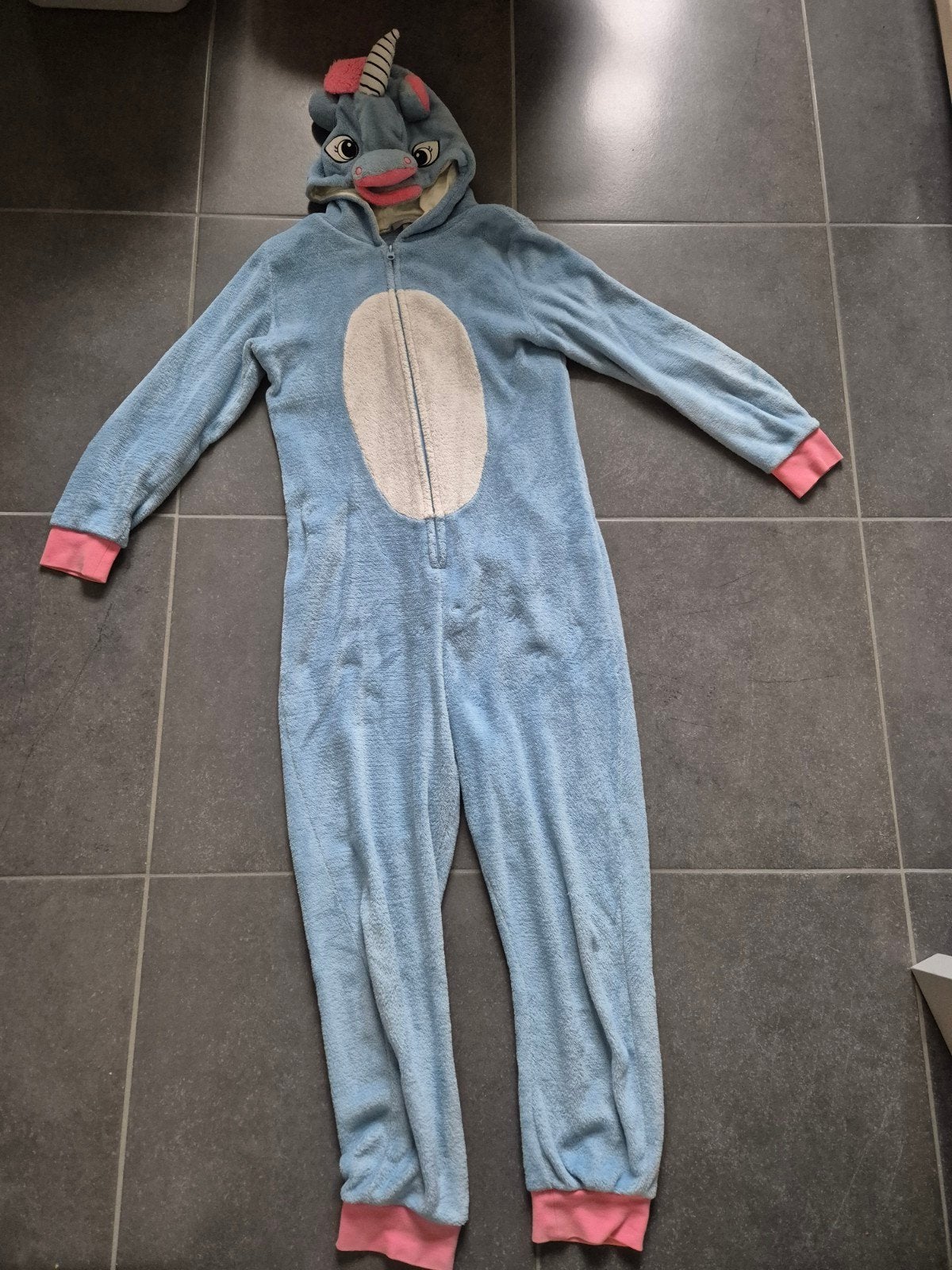onesie Eenhoorn - JBC - maat 158, Kinderen en Baby's, Ophalen, Nacht- of Onderkleding, Gebruikt, Jongen of Meisje