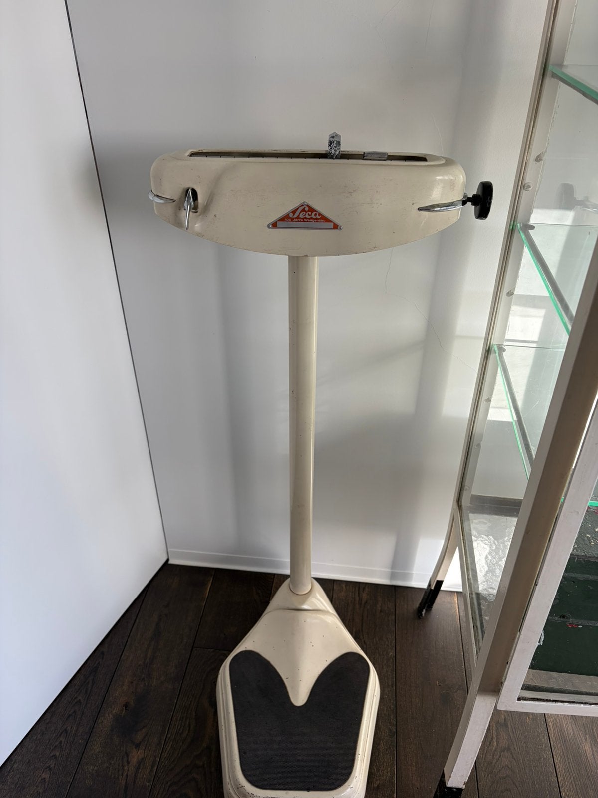 Vintage Seca weegschaal, Elektronische apparatuur, Ophalen, Zo goed als nieuw, Personenweegschaal