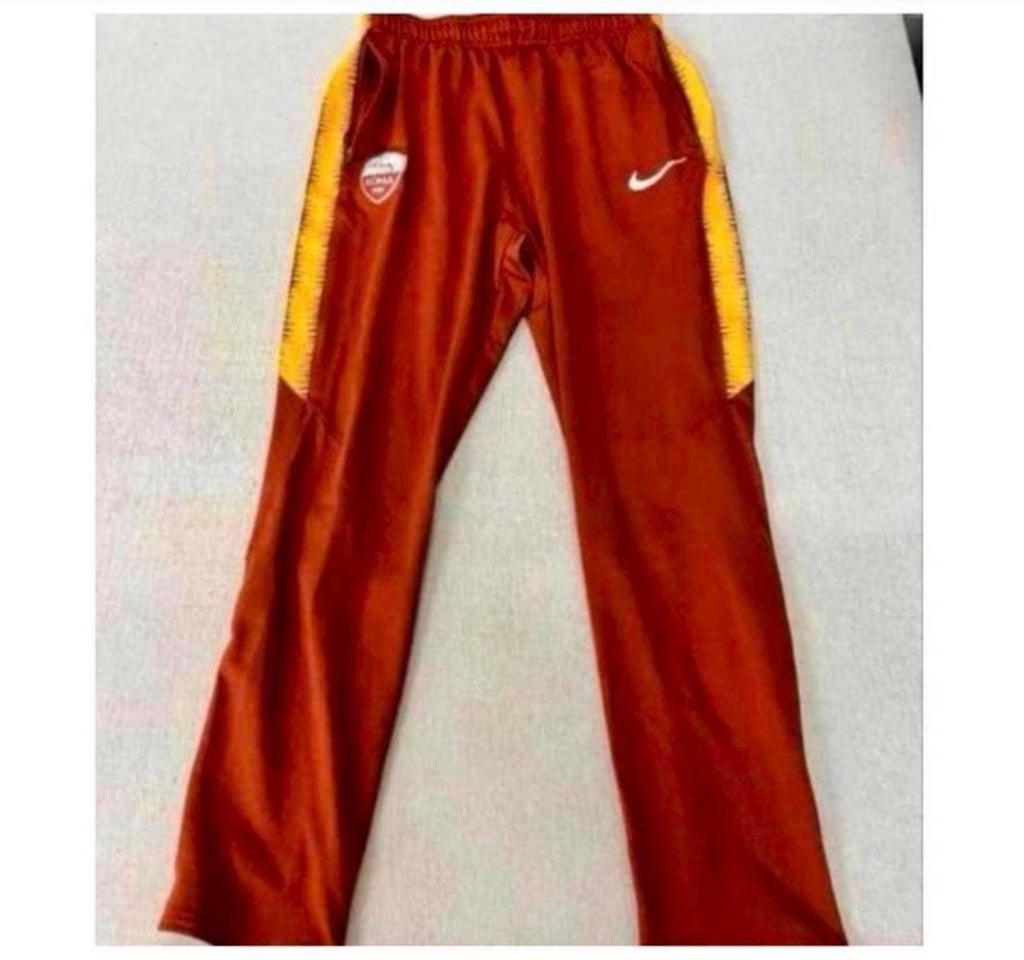 Roma Trainingsbroek Dry Squad Bruin-Goud voetbal 2018-2019, Maat XL, Ophalen of Verzenden, Zo goed als nieuw, Broek