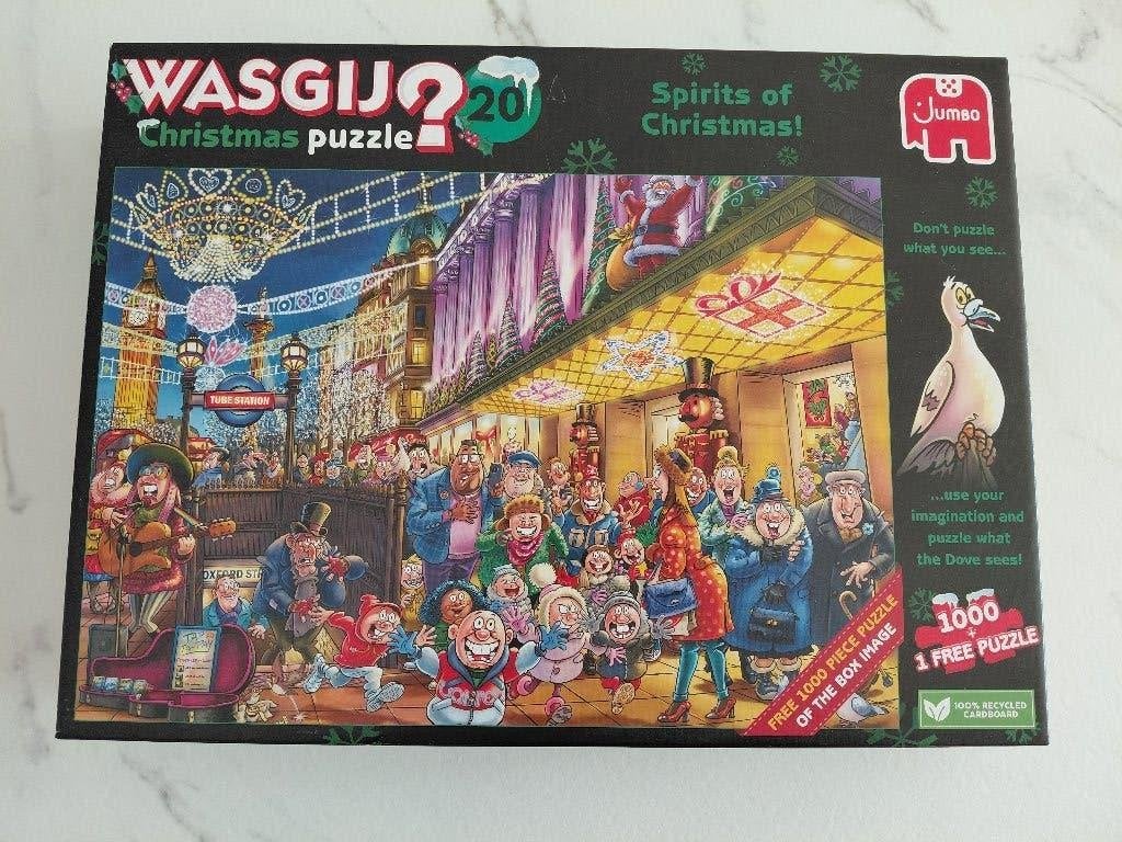 Puzzel wasgij 1000 stuks, Hobby en Vrije tijd, Denksport en Puzzels, Ophalen, 500 t/m 1500 stukjes, Zo goed als nieuw, Legpuzzel