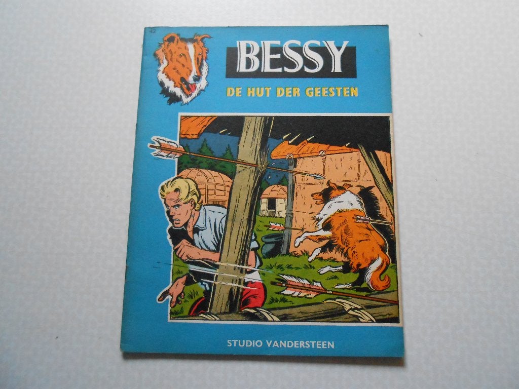 Bessy 42 De hut der geesten 1962 1 ste druk., Willy vandersteen, Eén stripboek, Ophalen of Verzenden, Zo goed als nieuw