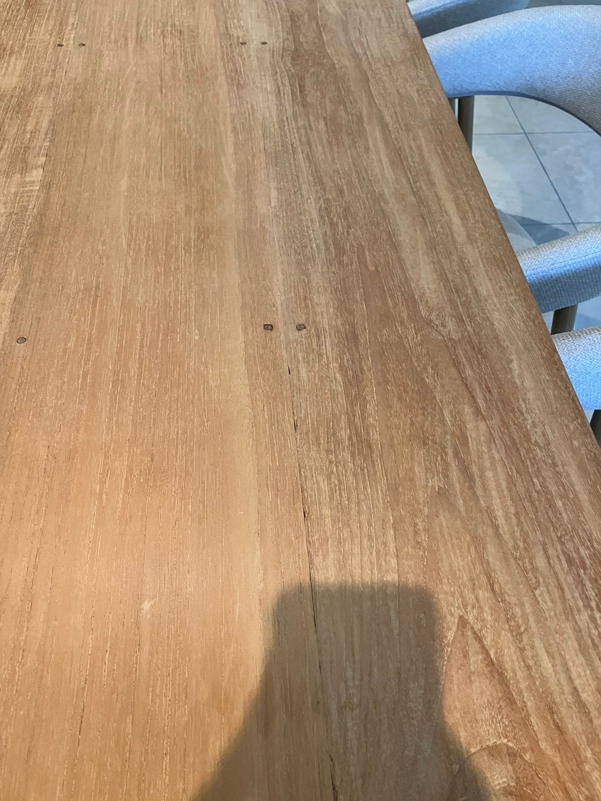 Tafel in teak, Ophalen, Zo goed als nieuw