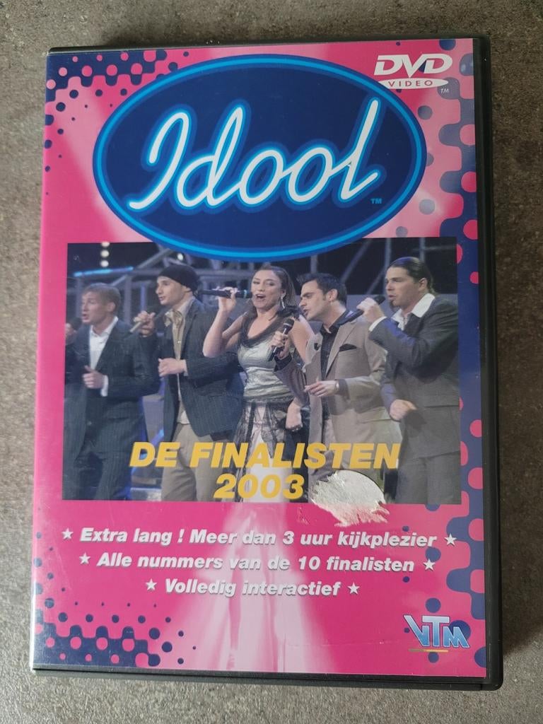 Dvd Idool 2003 met debuut van Natalia, Cd's en Dvd's, Dvd's | Nederlandstalig, Zo goed als nieuw, Muziek, Alle leeftijden, Ophalen of Verzenden
