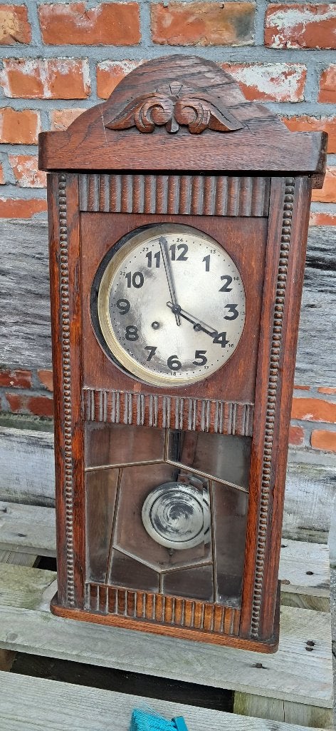 antieke houten wandklok, Enlèvement