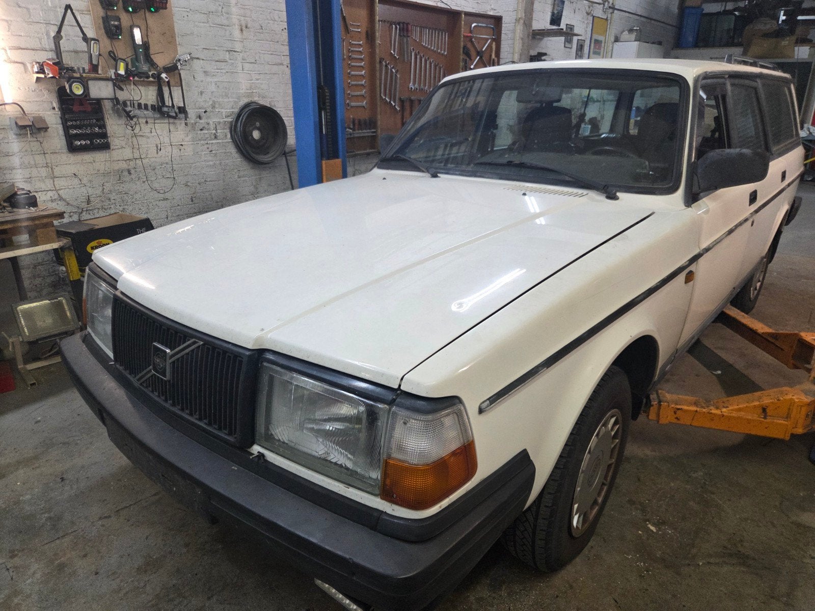 volvo 240 polar bj 1990, Auto's, Trekhaak, Particulier, LPG, Te koop