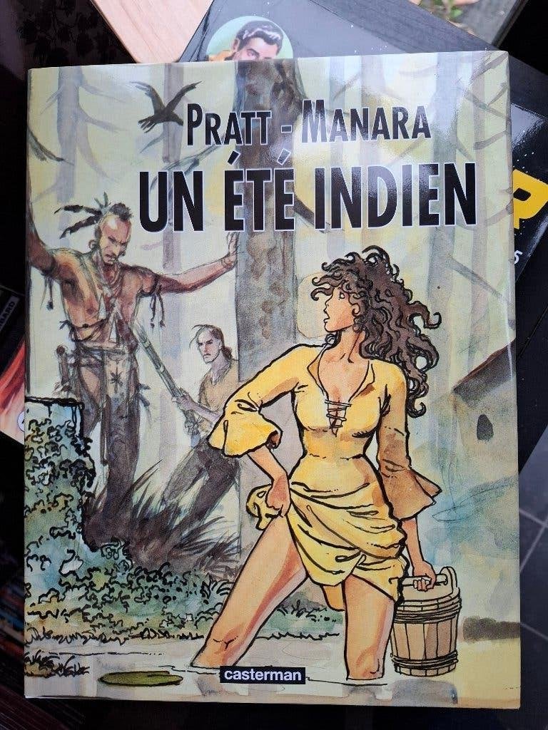 UN ETE INDIEN MANARA PRATT ALBUM JAQUETTE TBE REED, Une BD, Enlèvement ou Envoi, Comme neuf