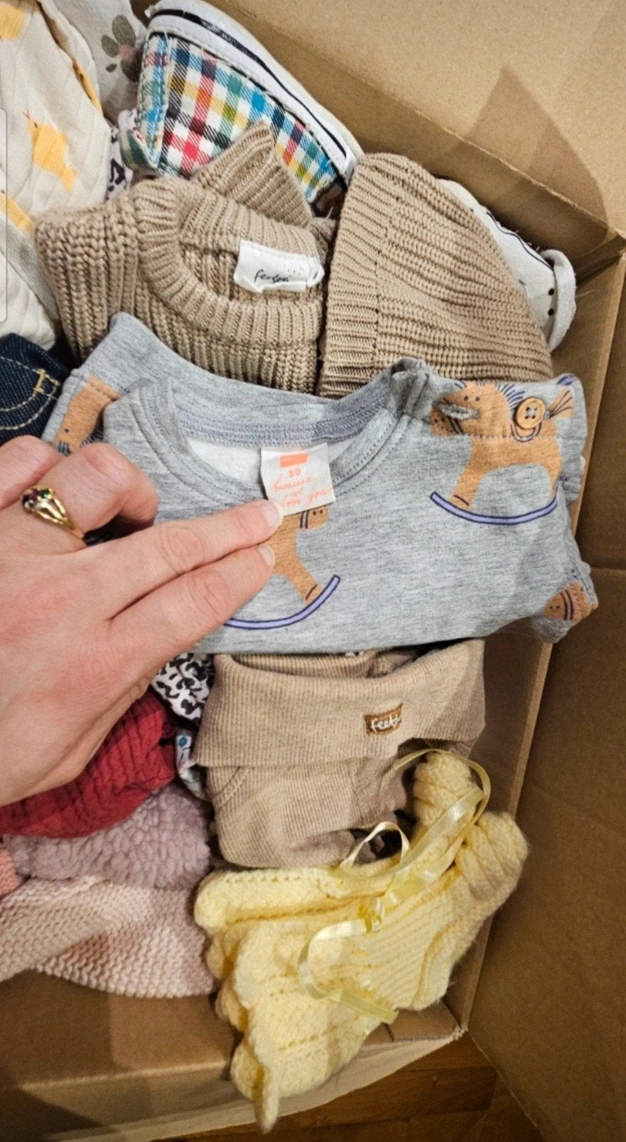 verassingsdoos meisje maatje 50-> 62, Kinderen en Baby's, Ophalen