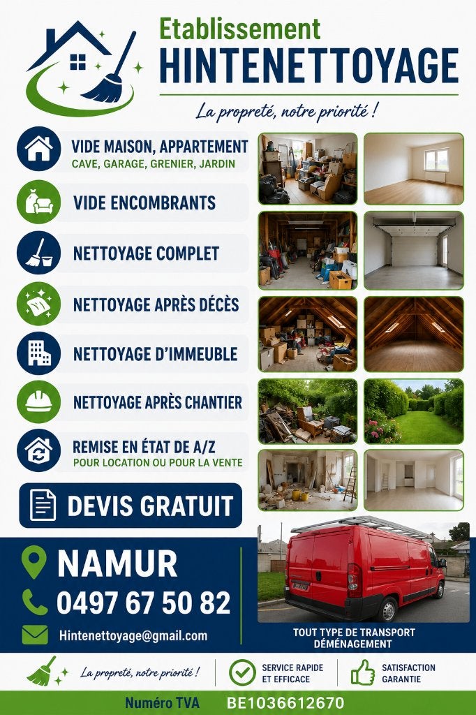 Vide maison vide encombrants remise en état, Diversen, Rommelmarktspullen, Ophalen