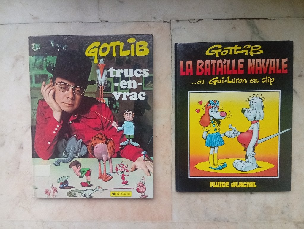 2 albums de Gotlib : Trucs-en-Vrac et Gai-Luron., Plusieurs BD, Enlèvement ou Envoi, Comme neuf, Gotlib