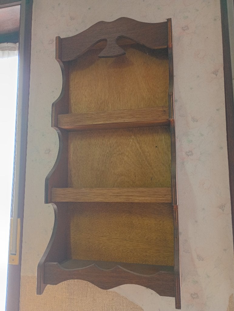 Display hang rekje hout muurrek vitrine, Ophalen