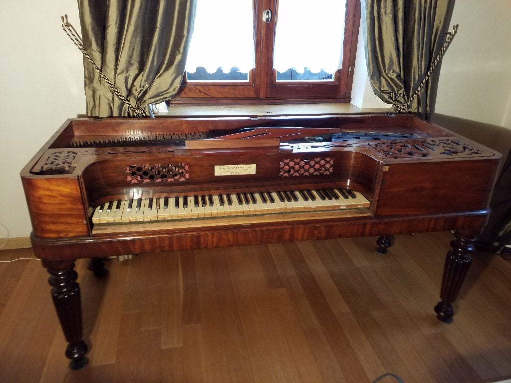 piano carré, Enlèvement, Utilisé, Brun, Piano