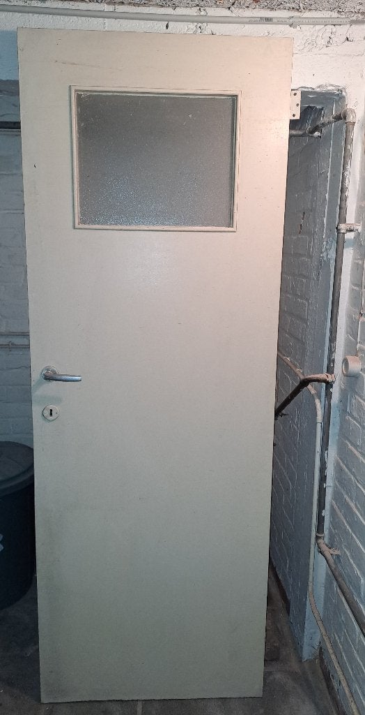 PORTE intérieure vitrée 201 cm / 73 cm - A DONNER -, Bricolage & Construction, Enlèvement, Utilisé, Vitre comprise, Autres types