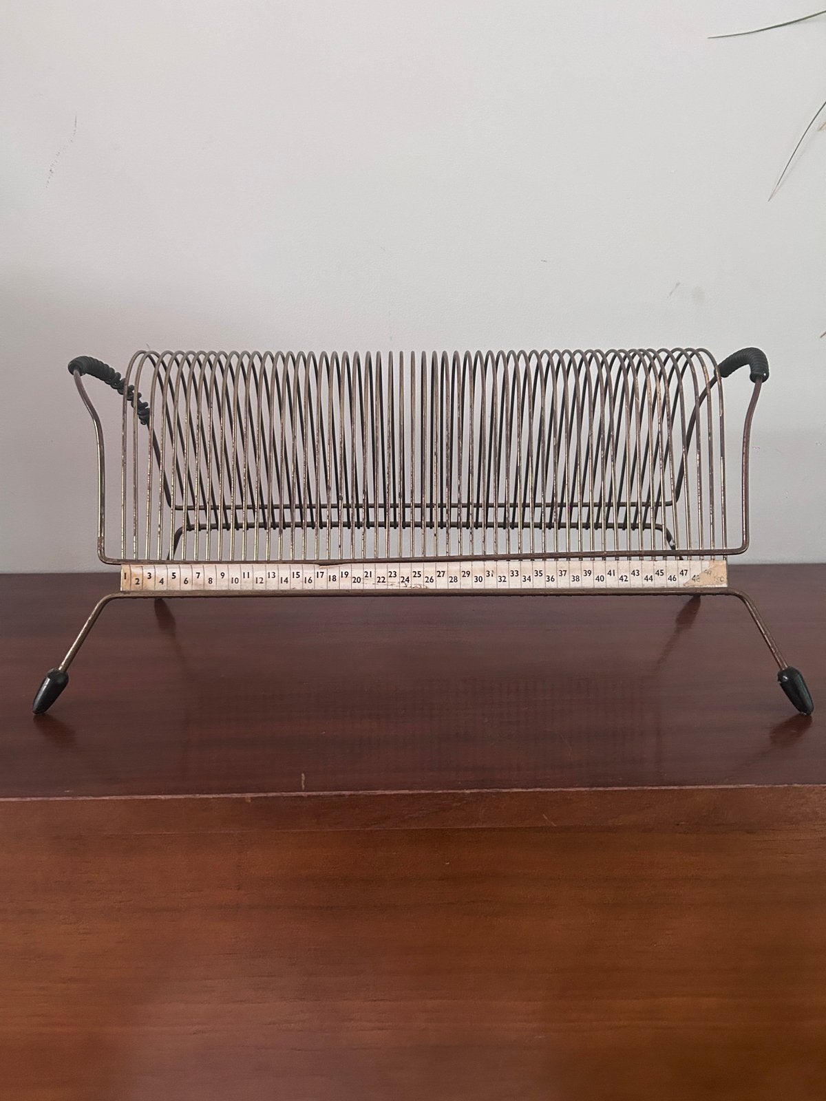 Vintage platen (54 toeren) of brieven/papier rekje, Ophalen, Gebruikt, Overige typen, Vintage
