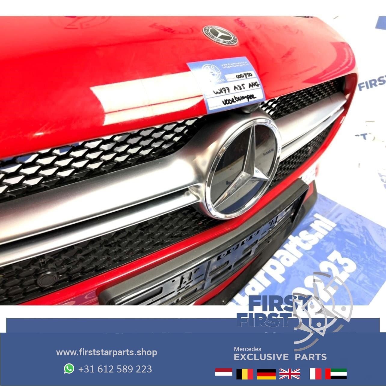 W177 A35 AMG Voorbumper 2018-2022 AERO NIGHT PAKKET compleet, Utilisé, -, Avant, -