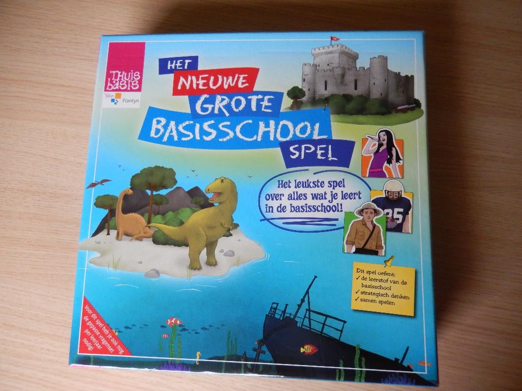 gezelschapsspel het nieuwe grote basisschool spel, Hobby en Vrije tijd, Verzenden, Zo goed als nieuw