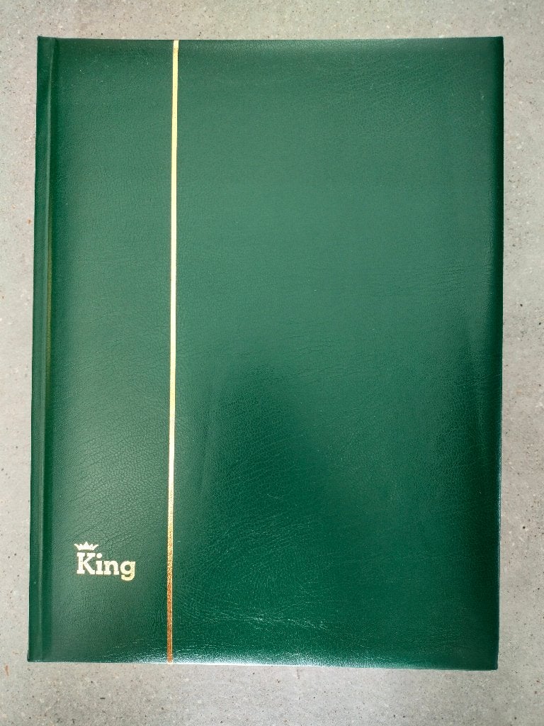 groen King Postzegelalbum 64 witte pagina''s - NIEUW, Postzegels en Munten, Ophalen of Verzenden, Verzamelalbum