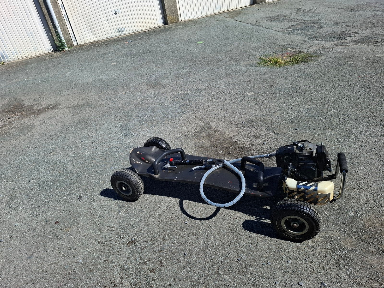 Thermisch skateboard met twee taktmotoren, Fietsen en Brommers, Brommers | Overige merken, Ophalen