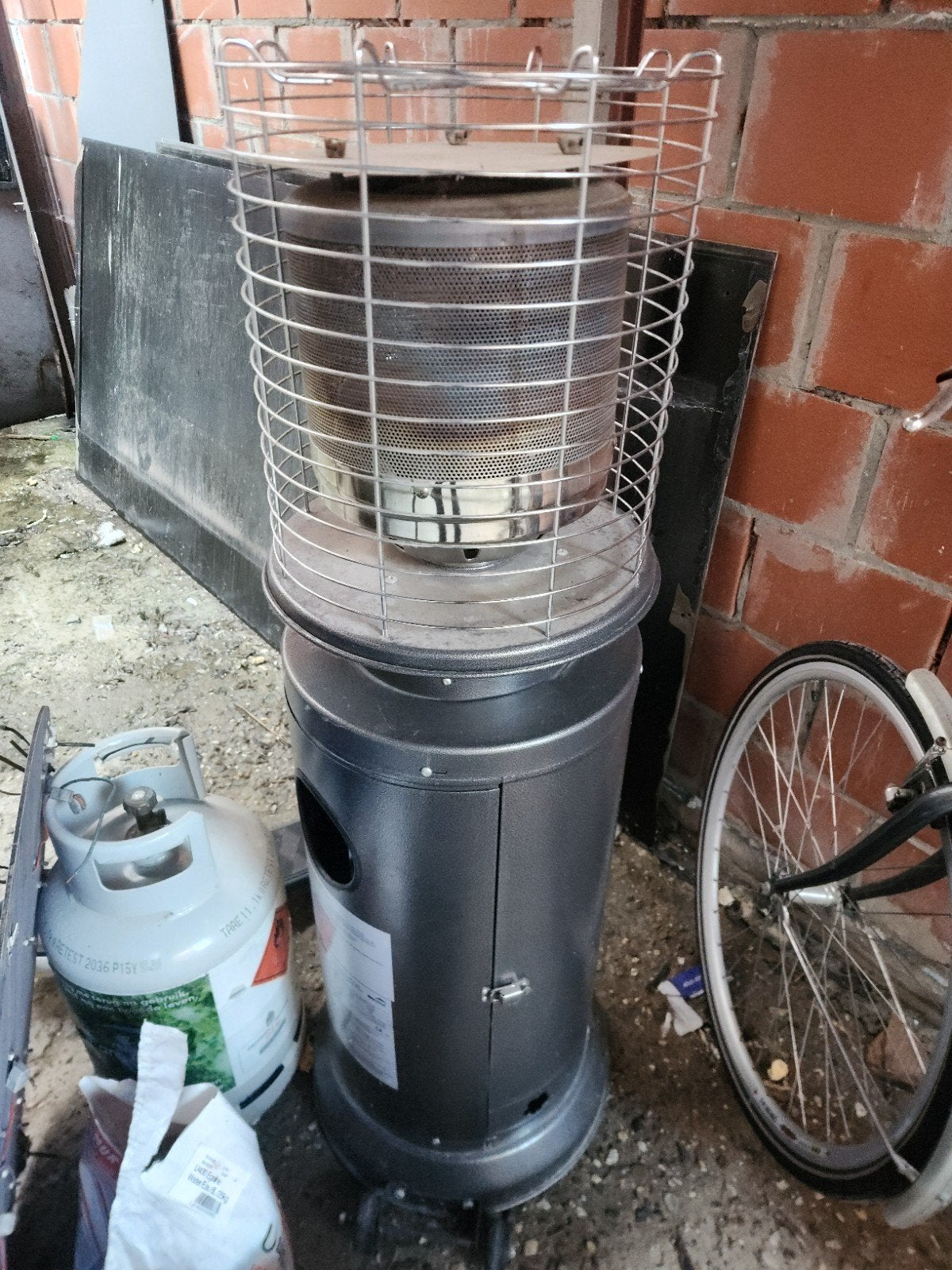 Gasbrander, Ophalen