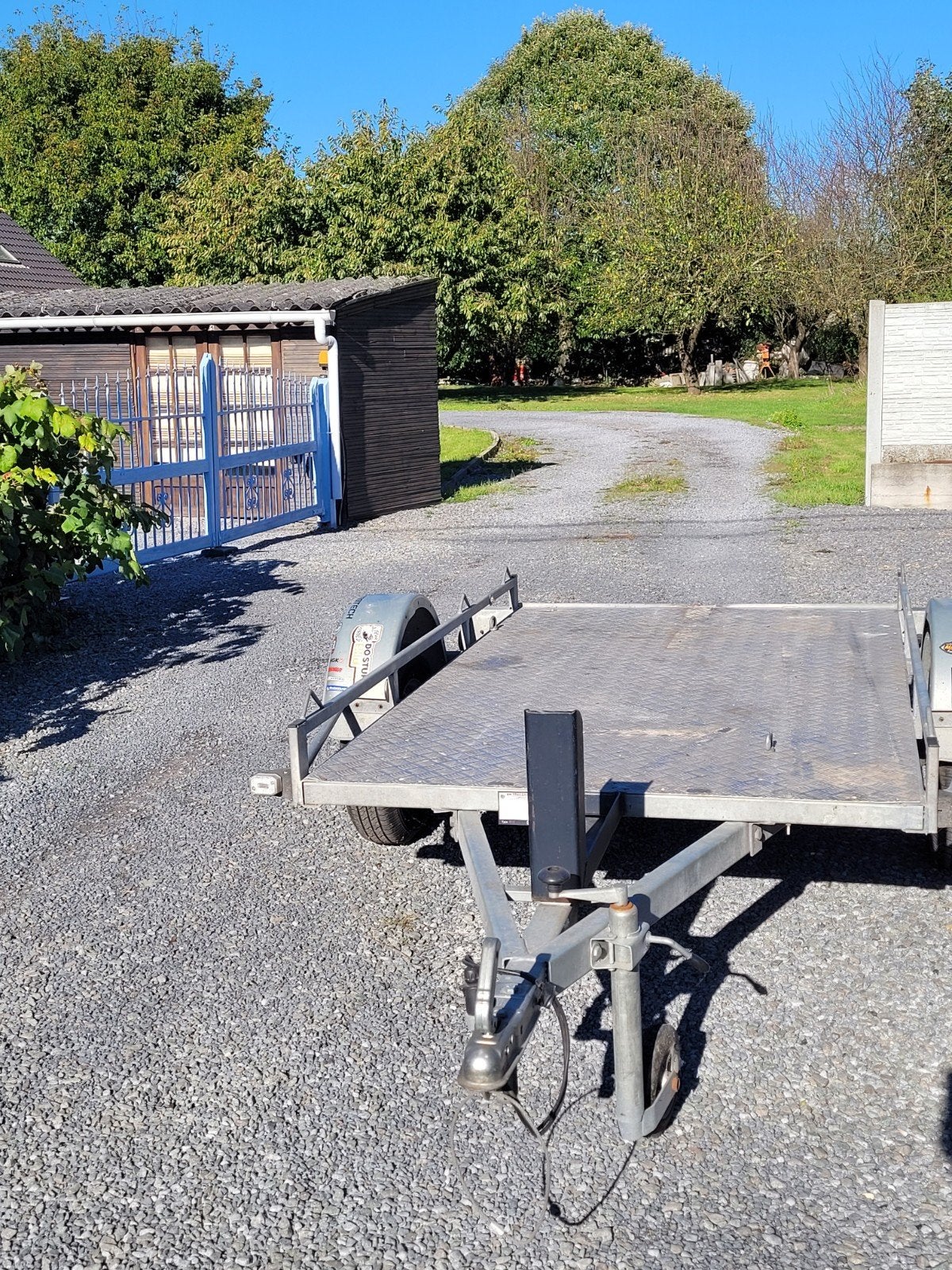 ALU oplegger met open laadbak, Auto diversen, Ophalen, Gebruikt