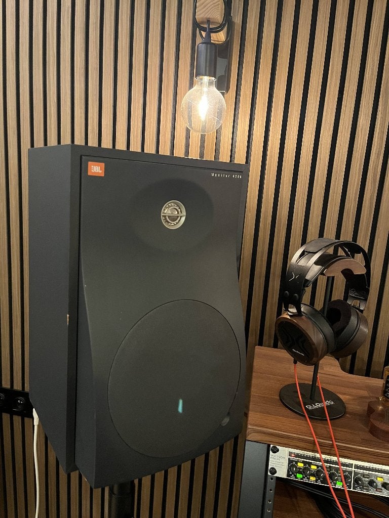 JBL Monitor 4208 + KENWOOD KR-A2080, Ophalen, Studiomonitor, Gebruikt, JBL