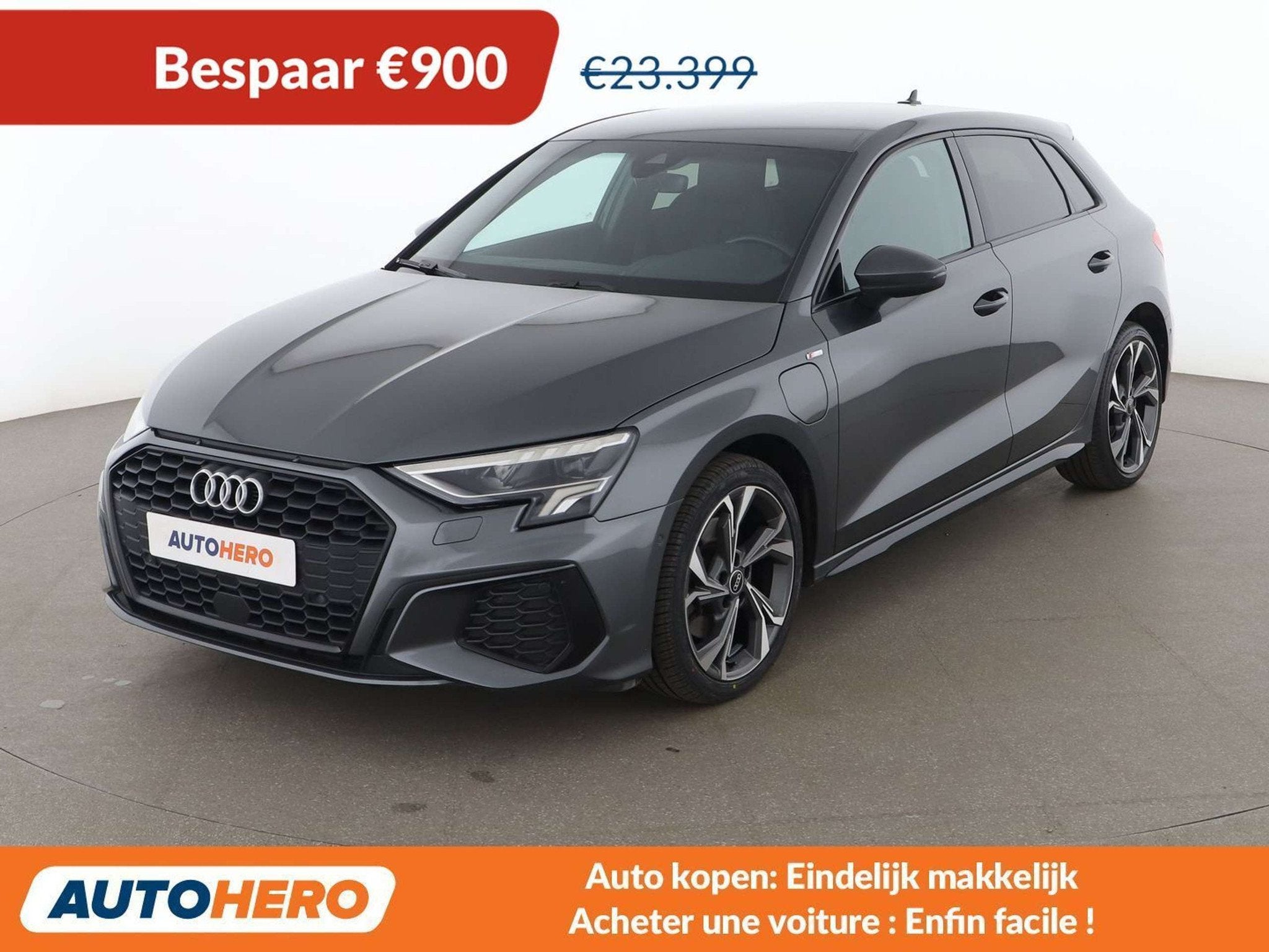 Audi A3 40 TFSIe S line (bj 2021, automaat), Auto's, Audi, Gebruikt, Lichtsensor, 34 g/km, https://public.car-pass.be/vhr/c8713751-1fc5-4b19-9029-7f10f0c8fe86