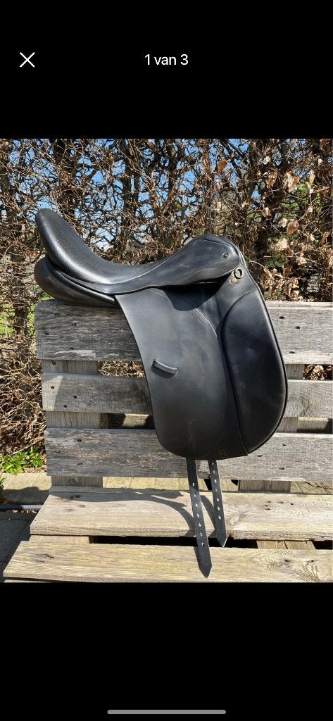 Dressuurzadel, Ophalen, L (17.5 inch), Gebruikt, Dressuur