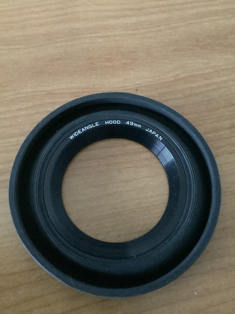 Prinz zonnekap 49 mm groot-hoek, TV, Hi-fi & Vidéo, Enlèvement ou Envoi, Comme neuf, Objectif grand angle, Autres marques