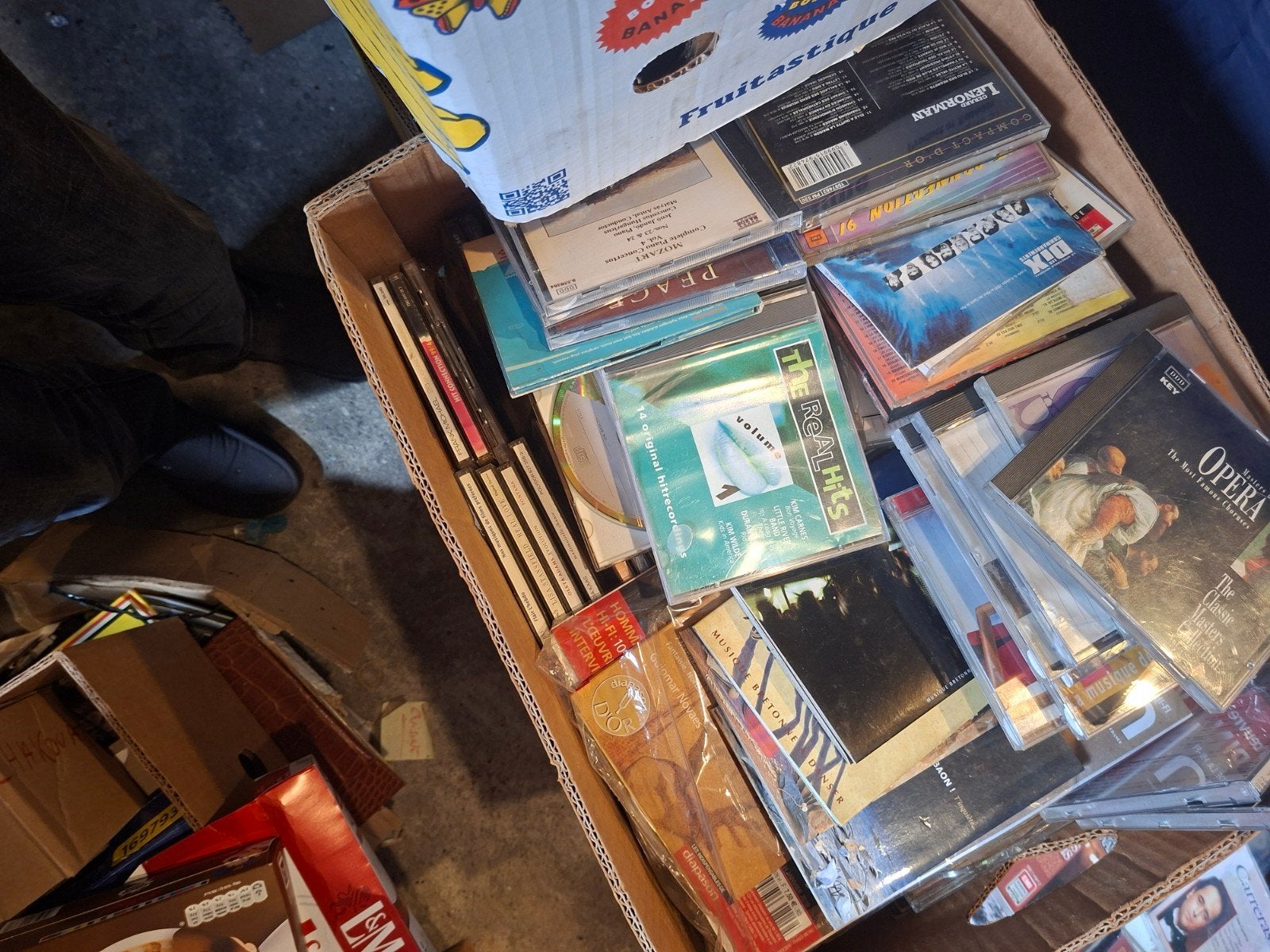 30 caisses de CD, Collections, Machines | Flipper (jeu), Enlèvement