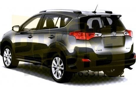 Toyota RAV4 (3/13-1/19) voorportier rechts (te spuiten) Orig, Neuf, -, Toyota, Porte