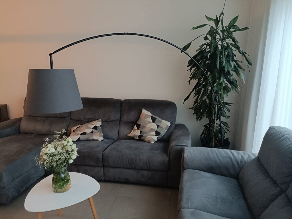 IKEA vloerlamp met mooie arch. Antraciet, Enlèvement, Comme neuf