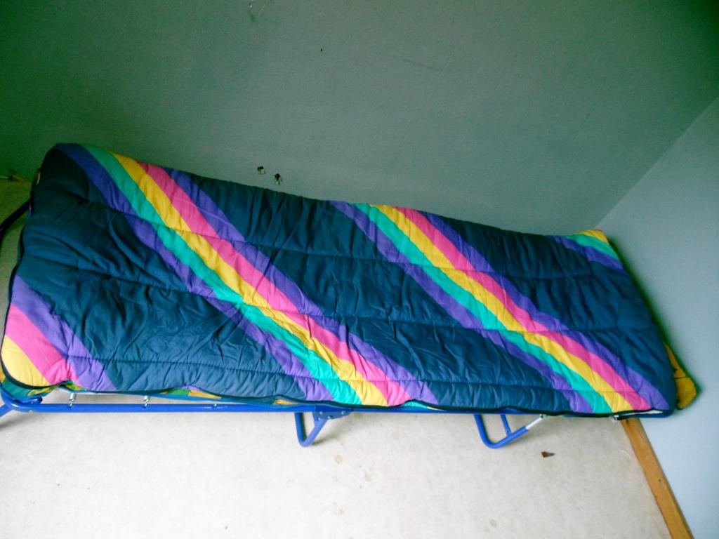 Sac de couchage bleu/vert/jaune/rose, Caravanes & Camping, Enlèvement, Utilisé