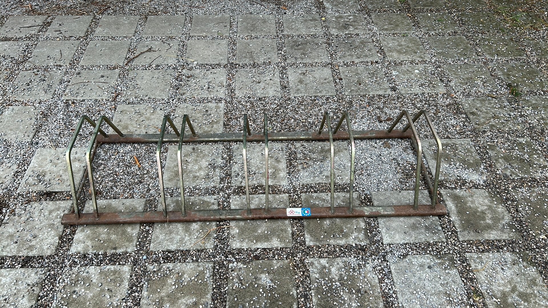 Fietsenrek 5 fietsen, Fietsen en Brommers, Ophalen, Gebruikt