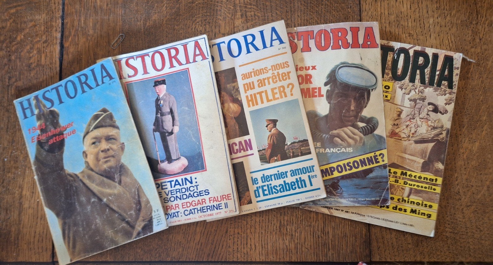 5 anciens historias 1969, 1977, 1982, 1987., Livres, Enlèvement ou Envoi