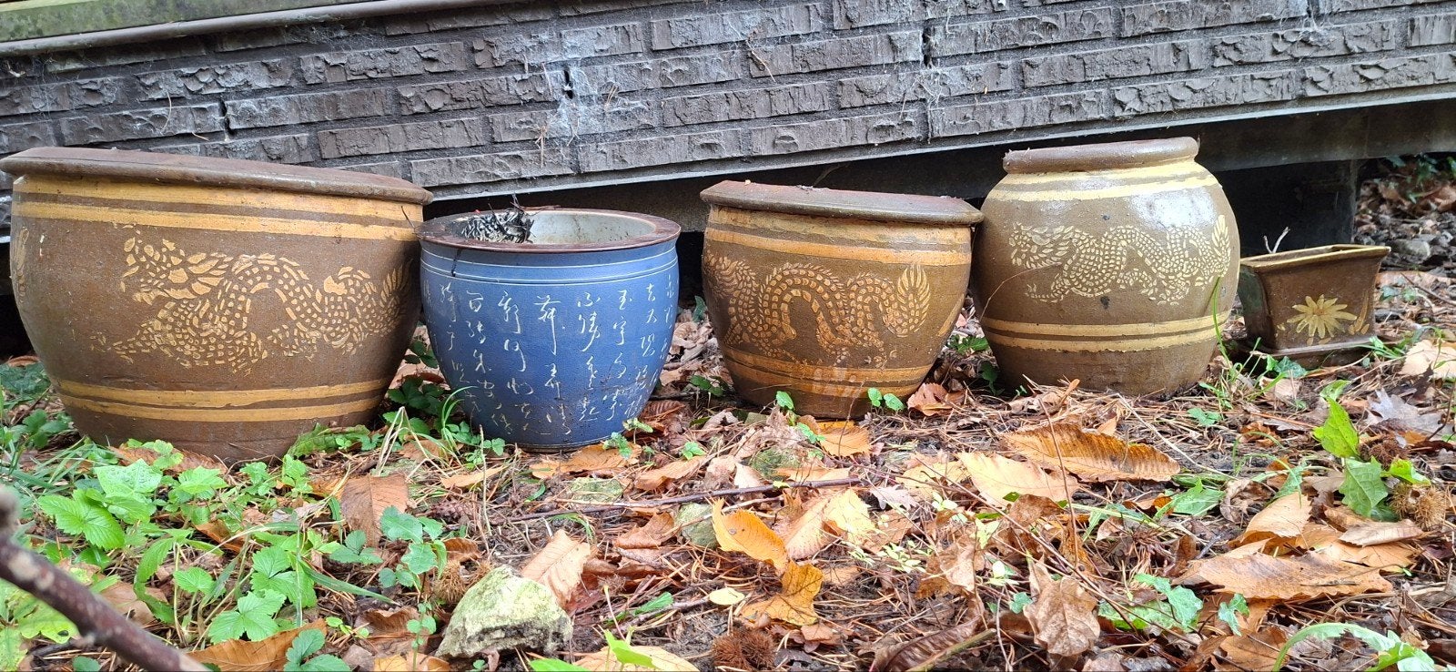 Lot de 5 grands pots de fleur, Jardin & Terrasse, Enlèvement