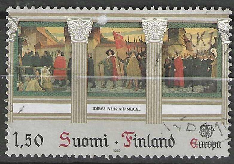 Finland 1982 - Yvert 866 - Europa - Historische feiten (ST), Postzegels en Munten, Postzegels | Europa | Scandinavië, Verzenden