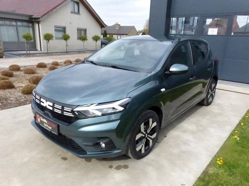Dacia Sandero Expression, camera, PDC achter, Android Auto,, Auto's, Dacia, Automaat, Stof, Gebruikt, USB
