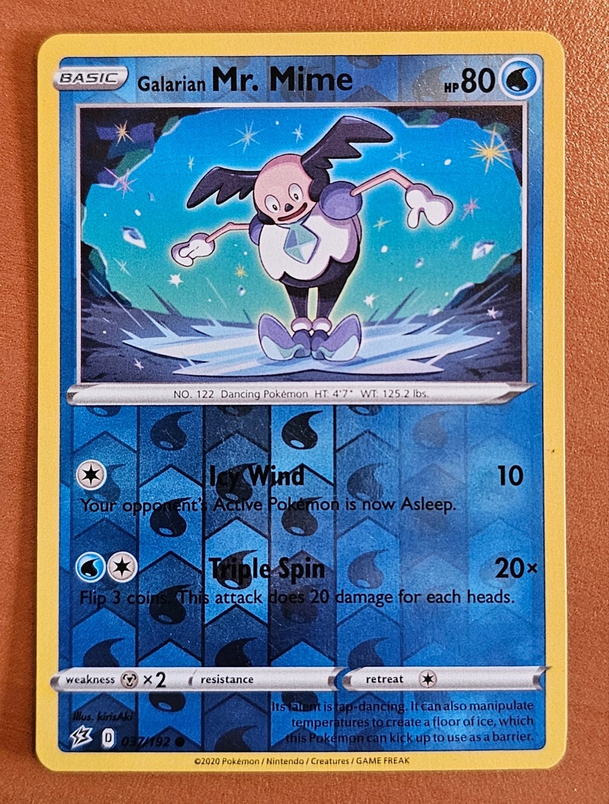 pikemon mr. mime 37/192, Ophalen of Verzenden, Zo goed als nieuw, Losse kaart