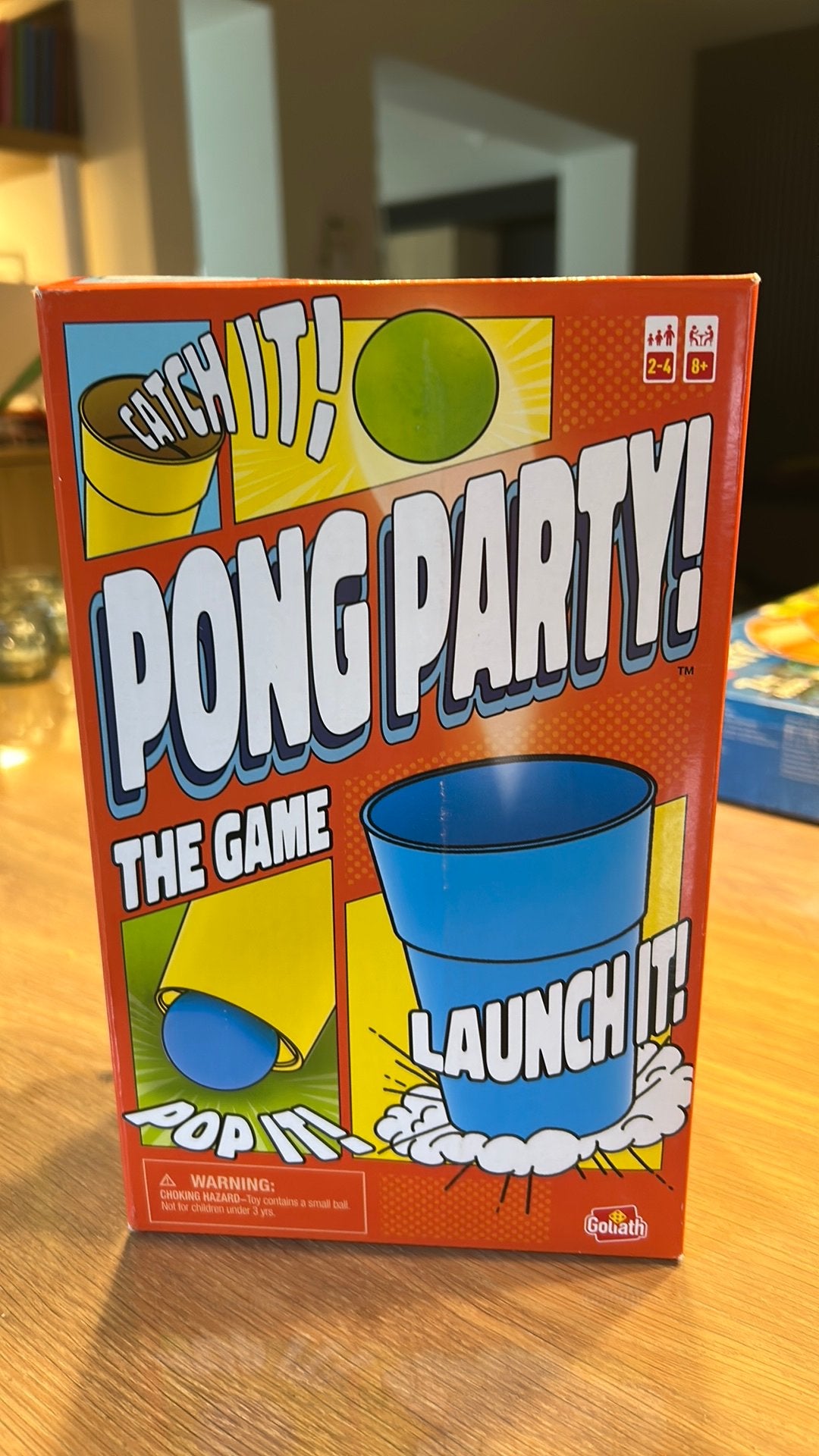 Pong party, Ophalen, Zo goed als nieuw
